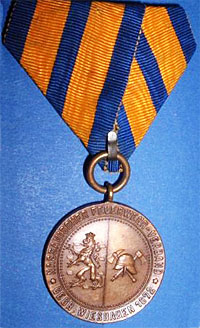 Frühere Ehrenmedaille des Nassauischen Feuerwehrverbandes
